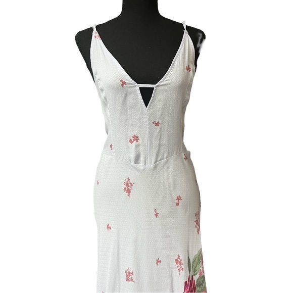 Free People Get To You Printed Maxi Slip NWT - Picture 4 of 11